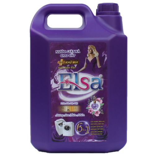 Nước giặt xả Elsa 6 in 1 hương hoa thiên nhiên