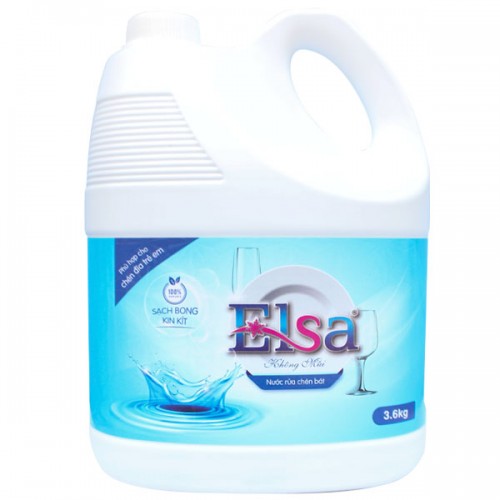 Nước rửa chén 3,6kg Không Mùi